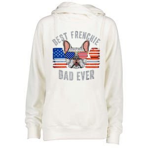 French Bulldog Dad Usa Lover 4th Of July Gift Womens Funnel Neck Pullover Hood