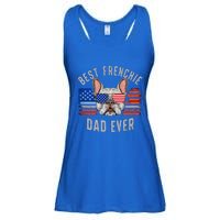 French Bulldog Dad Usa Lover 4th Of July Gift Ladies Essential Flowy Tank