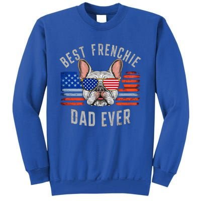 French Bulldog Dad Usa Lover 4th Of July Gift Tall Sweatshirt