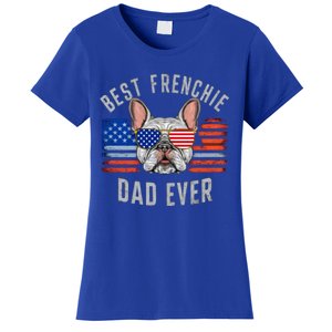 French Bulldog Dad Usa Lover 4th Of July Gift Women's T-Shirt