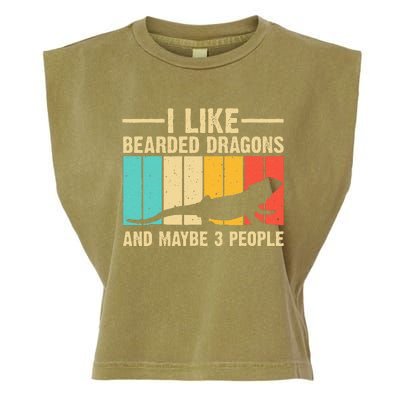 Funny Bearded Dragon Design Pogona Reptile Lover Men Women Garment-Dyed Women's Muscle Tee