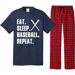 Funny Baseball Design For Baseball Player Sports Pajama Set