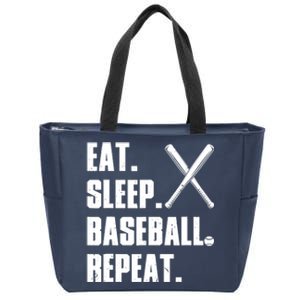 Funny Baseball Design For Baseball Player Sports Zip Tote Bag