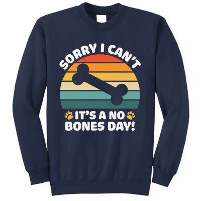 Funny Bone Day Funny Dog Retro Dog Puns Funny Puns Dog Slogans Sweatshirt