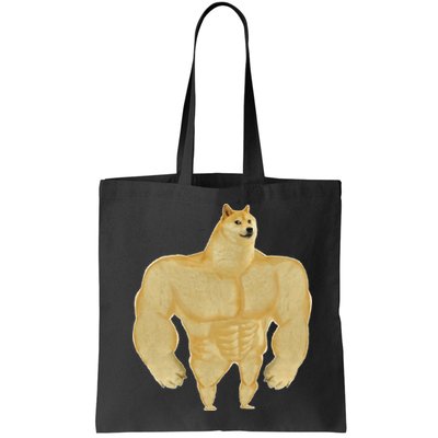 Funny Buff Doge Chiba Dog Gym meme Funny Swole Doge Bag