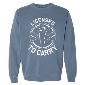 Funny Barber Designs For Men Dad Hairstyling Stylist Tools Garment-Dyed Sweatshirt