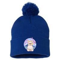 French Bulldog Dog Lover Funny Cute Kawaii Puppy Lover Gift Pom Pom 12in Knit Beanie