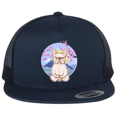 French Bulldog Dog Lover Funny Cute Kawaii Puppy Lover Gift Flat Bill Trucker Hat