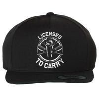 Funny Barber Designs For Dad Hairstyling Stylist Tools Wool Snapback Cap