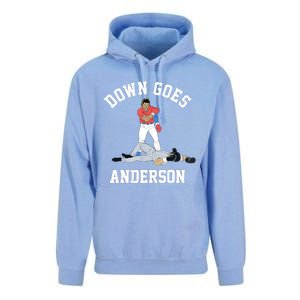 FUNNY BASEBALL DOWN GOES ANDERSON Unisex Surf Hoodie