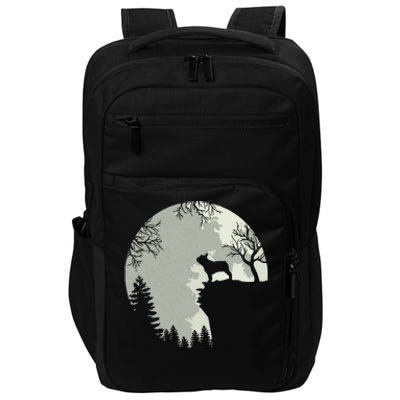 French Bulldog Dog And Moon Shirts Halloween Costume Impact Tech Backpack