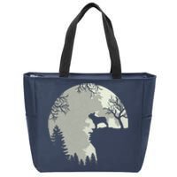 French Bulldog Dog And Moon Shirts Halloween Costume Zip Tote Bag