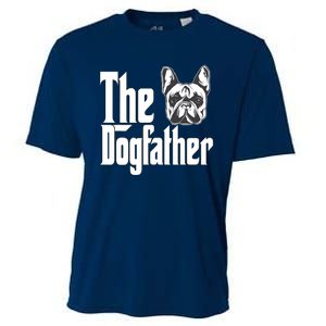 French Bulldog Dog Dad Dogfather Dogs Daddy Father Cooling Performance Crew T-Shirt