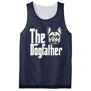 French Bulldog Dog Dad Dogfather Dogs Daddy Father Mesh Reversible Basketball Jersey Tank