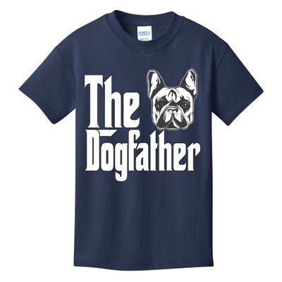 French Bulldog Dog Dad Dogfather Dogs Daddy Father Kids T-Shirt