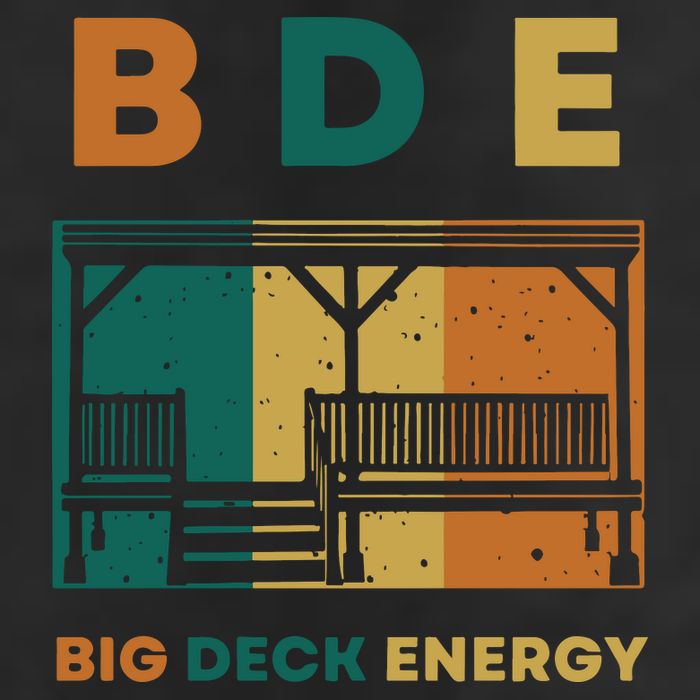Funny Big Deck Energy BDE Dad Jokes Cool Comfort Performance Bucket Hat