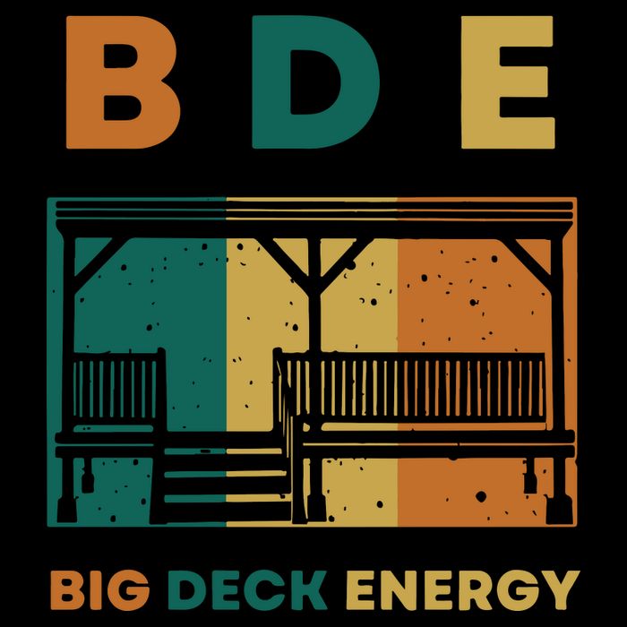 Funny Big Deck Energy BDE Dad Jokes 16 in Basic Backpack