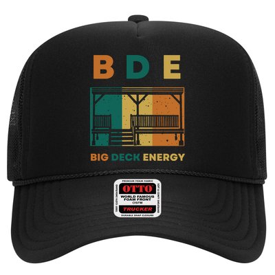 Funny Big Deck Energy BDE Dad Jokes Trucker Hat
