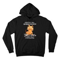 Funny Bearded Dragon Cute Lizard Beardie Ate My Homework Gift Hoodie