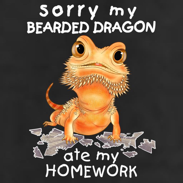 Funny Bearded Dragon Cute Lizard Beardie Ate My Homework Gift 11oz C Handle Ceramic Mug