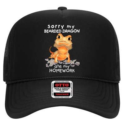 Funny Bearded Dragon Cute Lizard Beardie Ate My Homework Gift Hat