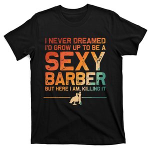 Funny Barber Dad Barbershop Hairdresser Hairstylist T-Shirt