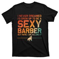 Funny Barber Dad Barbershop Hairdresser Hairstylist T-Shirt