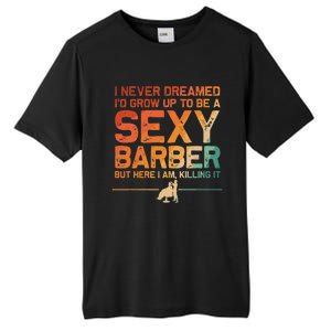 Funny Barber Dad Barbershop Hairdresser Hairstylist Tall Fusion ChromaSoft Performance T-Shirt