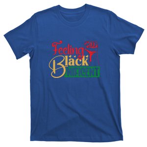 Feeling Blacknificent Definition Black Pride African American T-Shirt