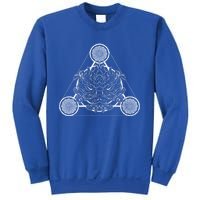 Flower Blossom Dala Spiritual Yoga Sacred Geometry Lotus Gift Sweatshirt