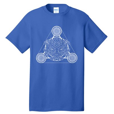 Flower Blossom Dala Spiritual Yoga Sacred Geometry Lotus Gift Tall T-Shirt