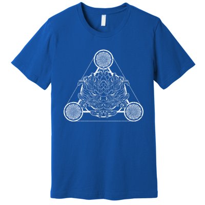 Flower Blossom Dala Spiritual Yoga Sacred Geometry Lotus Gift Premium T-Shirt