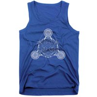 Flower Blossom Dala Spiritual Yoga Sacred Geometry Lotus Gift Tank Top