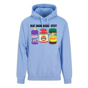 Funny Busy Doing Mama Stuff Funny MotherS Day Unisex Surf Hoodie