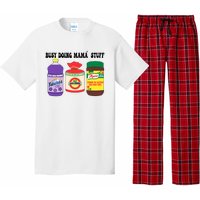 Funny Busy Doing Mama Stuff Funny MotherS Day Pajama Set