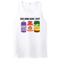 Funny Busy Doing Mama Stuff Funny MotherS Day PosiCharge Competitor Tank