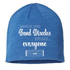 Funny Band Director Gift Music Teacher Funny Gift Appreciation Gift Sustainable Beanie