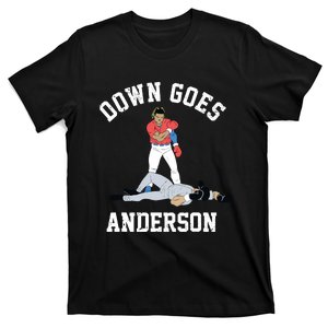 FUNNY BASEBALL DOWN GOES ANDERSON T-Shirt