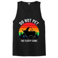 Funny Bison Do Not Pet The Fluffy Cows PosiCharge Competitor Tank