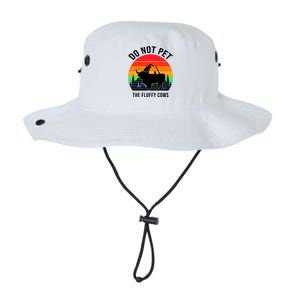 Funny Bison Do Not Pet The Fluffy Cows Legacy Cool Fit Booney Bucket Hat