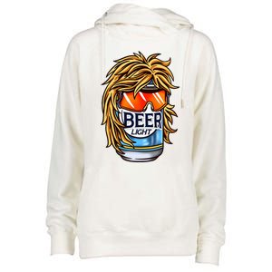 Funny Beer Drinking Funny Redneck Mullet Womens Funnel Neck Pullover Hood