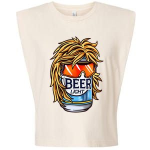 Funny Beer Drinking Funny Redneck Mullet Garment-Dyed Women's Muscle Tee