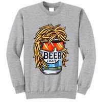 Funny Beer Drinking Funny Redneck Mullet Tall Sweatshirt
