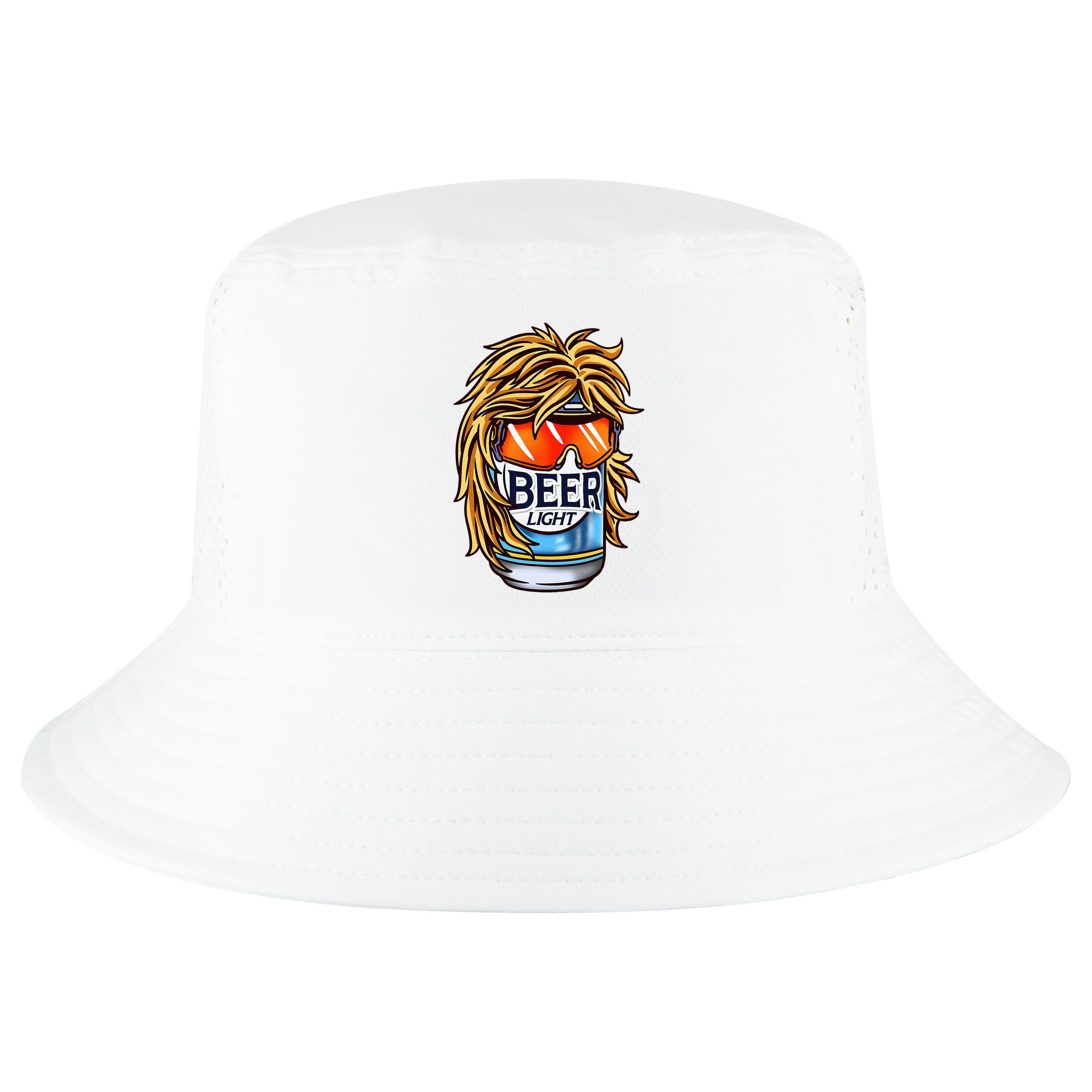 Funny Beer Drinking Funny Redneck Mullet Cool Comfort Performance Bucket Hat
