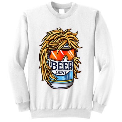 Funny Beer Drinking Funny Redneck Mullet Sweatshirt