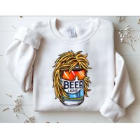 Funny Beer Drinking Funny Redneck Mullet Sweatshirt