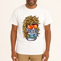 Funny Beer Drinking Funny Redneck Mullet Tall T-Shirt
