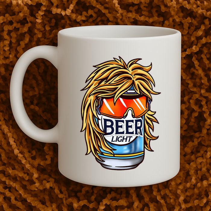 Funny Beer Drinking Funny Redneck Mullet Mug