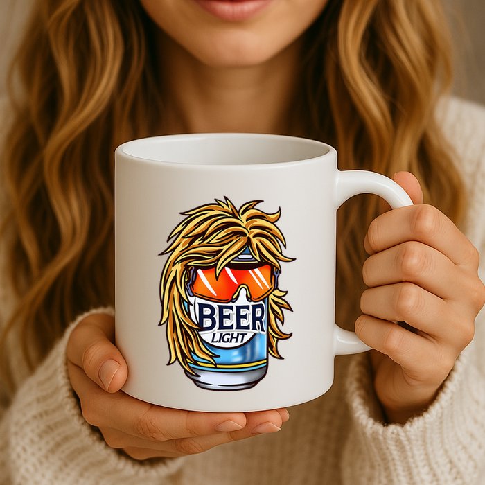 Funny Beer Drinking Funny Redneck Mullet Mug