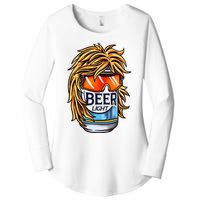 Funny Beer Drinking Funny Redneck Mullet Women's Perfect Tri Tunic Long Sleeve Shirt